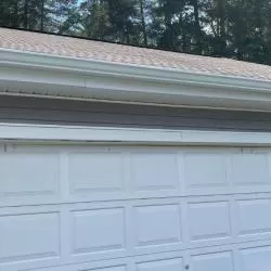 Black Stains on White Fascia and Gutters in Merrimack, NH 7