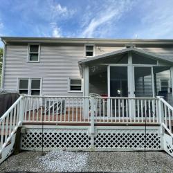 House, Sunroom, Deck and Shed Wash in Merrimack, NH 1