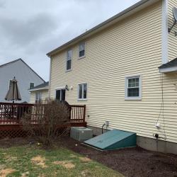 Colonial Attached Garage and Family Room House Wash 2